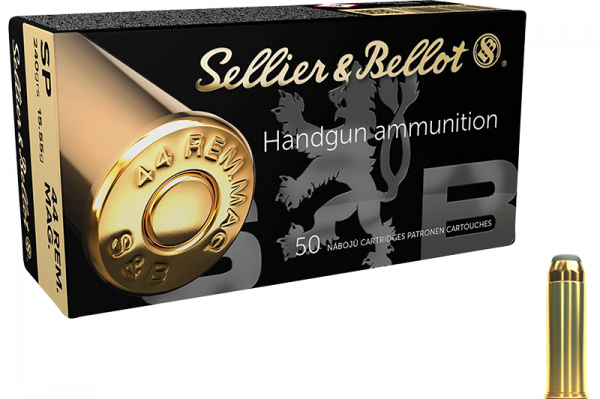Sellier & Bellot Standard .44 Rem Mag SJSP 240 grs Revolverpatronen