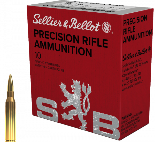 Sellier & Bellot Target Match .338 Lapua Mag BTHP 300 grs Büchsenpatronen