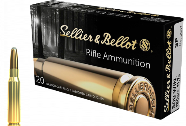 Sellier & Bellot Standard .308 Win SJSP 180 grs Büchsenpatronen 1