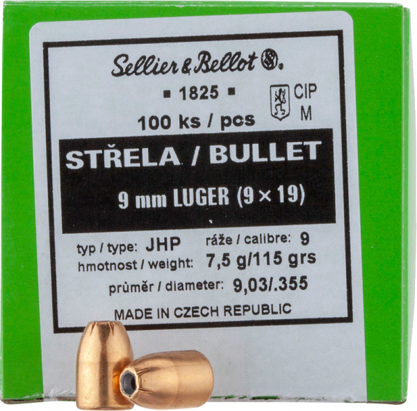 Sellier & Bellot HP Kurzwaffengeschosse