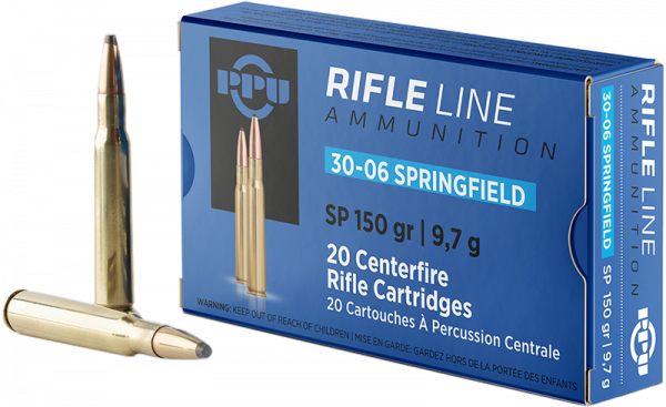 Prvi Partizan Rifle Line .30-06 Springfield SP 150 grs Büchsenpatronen
