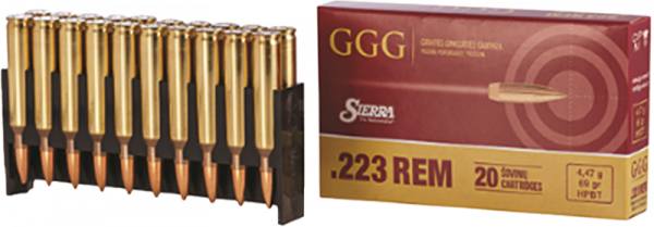GGG Sierra MatchKing .223 Rem BTHP 69 grs Büchsenpatronen