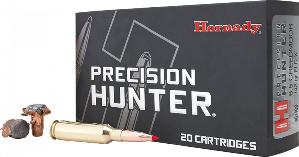 Hornady Precision Hunter 6,5mm Creedmoor ELD-X 143 grs Bchsenpatronen