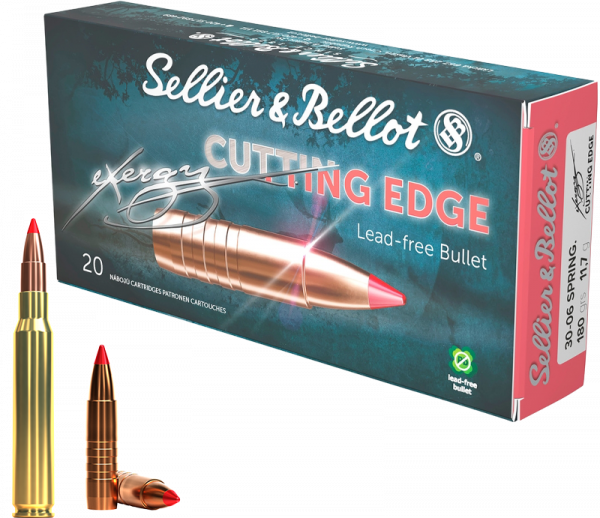 Sellier & Bellot eXergy Cutting Edge .30-06 Springfield CE 180 grs Büchsenpatronen