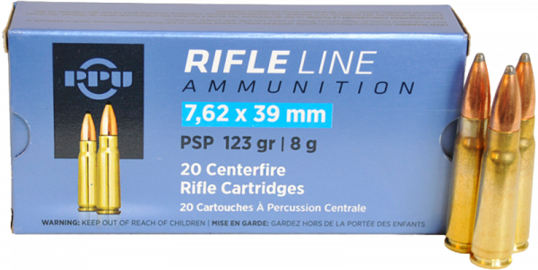 Prvi Partizan Rifle Line 7,62x39 PSP 123 grs Büchsenpatronen