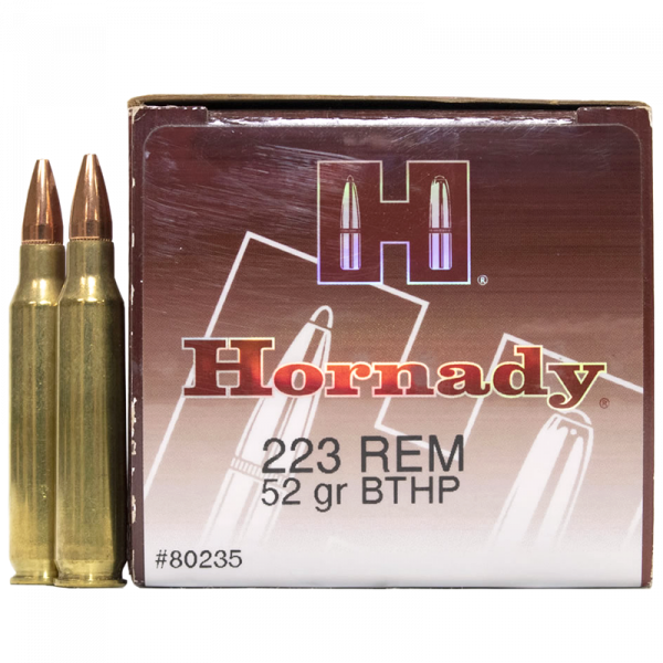 Hornady Match .223 Rem BTHP 52 grs Büchsenpatronen