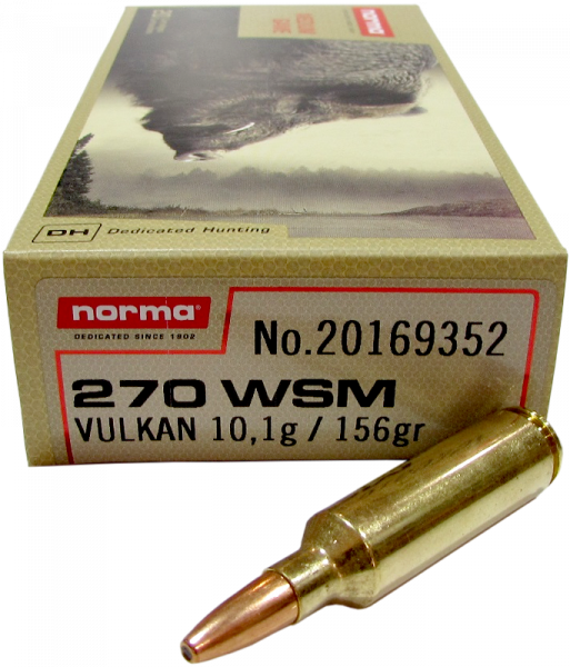 Norma Vulkan .270 WSM 156 grs Büchsenpatronen