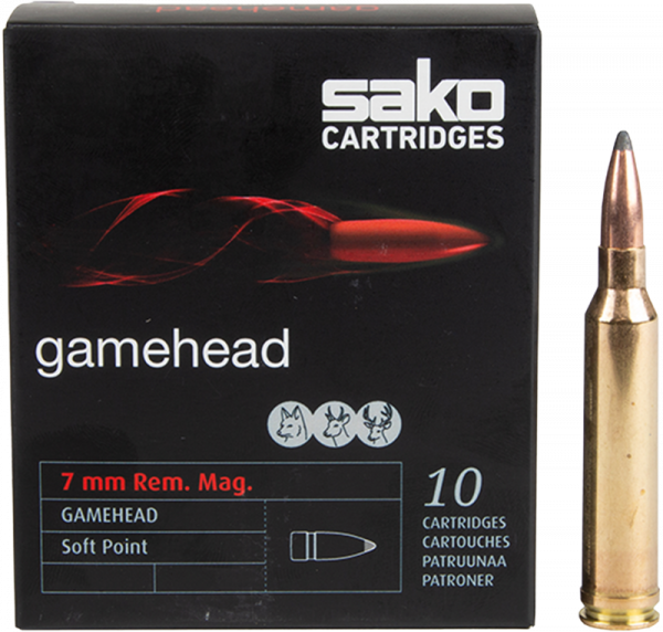 Sako Gamehead 7mm - 08 Rem 140 grs Büchsenpatronen