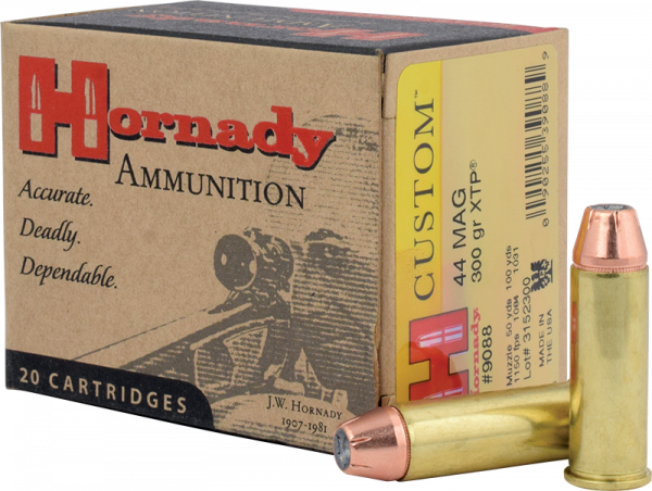 Hornady Custom .44 Rem Mag XTP 300 grs Revolverpatronen