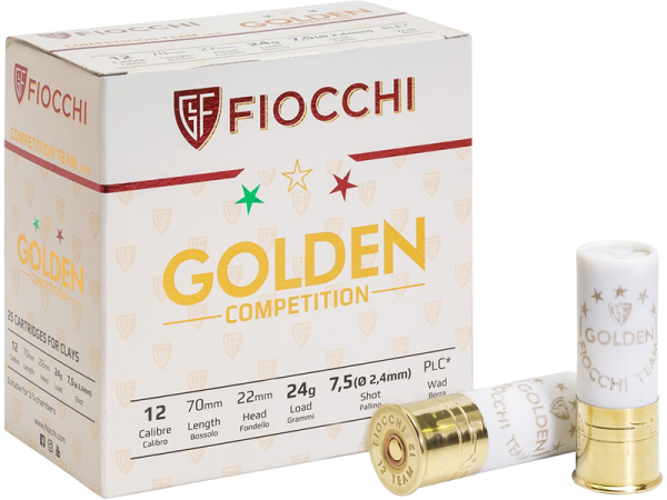 Fiocchi Golden Trap 12/70 24 gr Schrotpatronen
