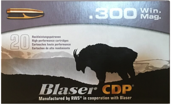 Blaser CDP .300 Win Mag 165 grs Büchsenpatronen