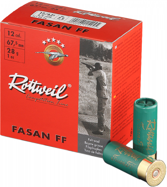 Rottweil Fasan FF 12/67,5 28 gr Schrotpatronen 1