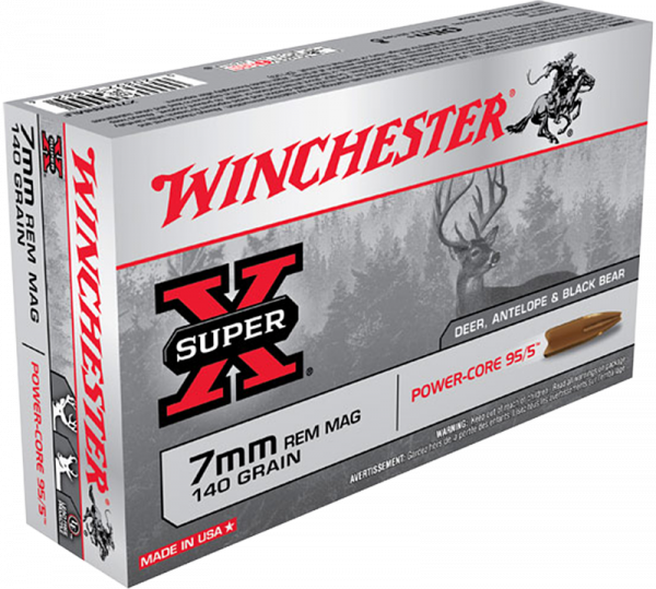 Winchester Super X 7mm Rem Mag Winchester Power Core 95/5 140 grs Büchsenpatronen