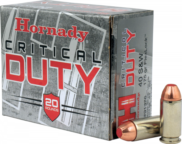 Hornady Critical Duty .40 S&W FlexLock 175 grs Pistolenpatronen