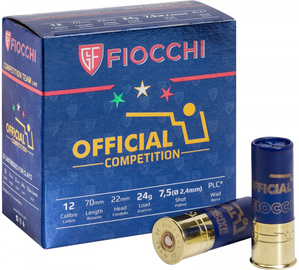 Fiocchi Official 12/70 24 gr Schrotpatronen