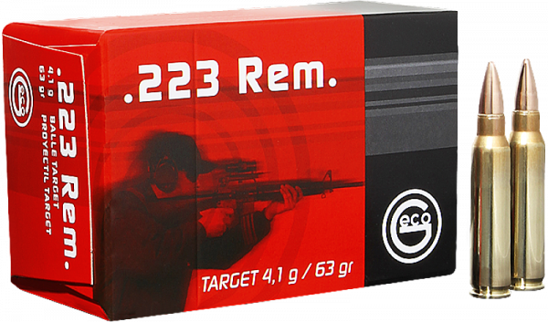 Geco Target FMJ .223 Rem FMJ 63 grs Büchsenpatronen
