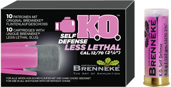 Brenneke K.O. Self Defense 12/70 141 grs Flintenlaufgeschoss