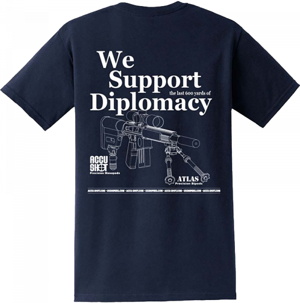 Atlas T-Shirt We Support Diplomacy 1