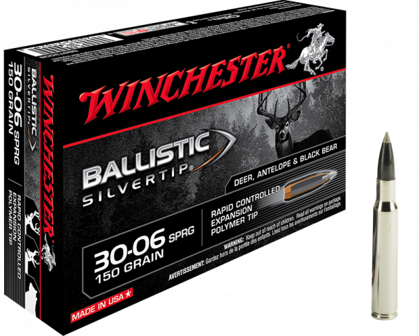 Winchester Ballistic Silvertip .30-06 Springfield 150 grs Büchsenpatronen