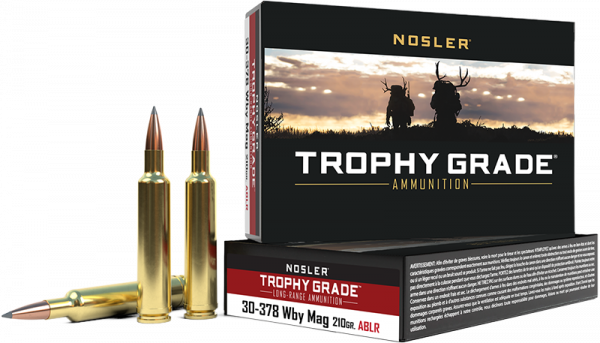 Nosler Trophy Grade .30-.378 Wby Mag Nosler Accubond Long Range 210 grs Büchsenpatronen | Munition