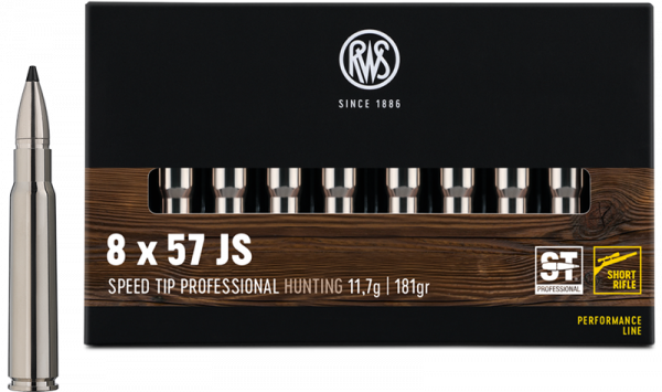 RWS Speed Tip Pro 8x57 IS STP SR 181 grs Büchsenpatronen
