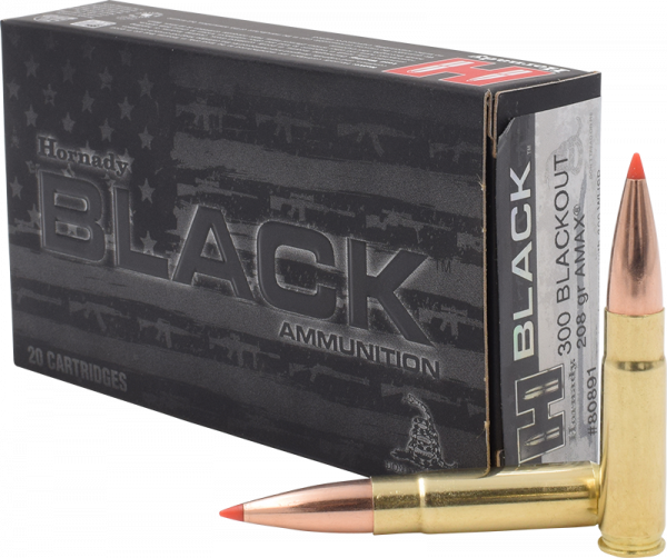 Hornady BLACK .300 AAC Blackout A-Max 208 grs Bchsenpatronen