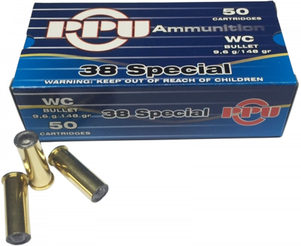 Prvi Partizan Handgun Line .38 Special WC 148 grs Revolverpatronen