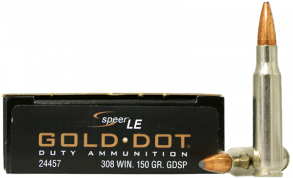 Speer LE Gold Dot Duty .308 Win Speer Gold Dot SP 150 grs Büchsenpatronen