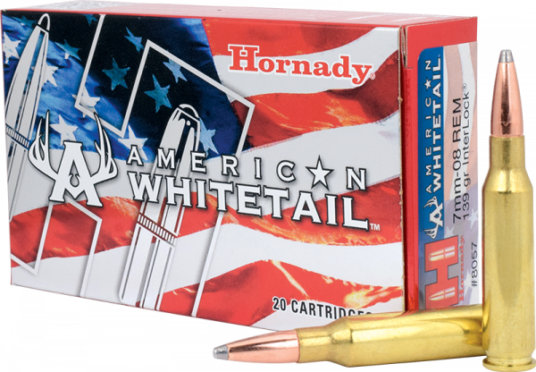 Hornady American Whitetail 7mm - 08 Rem InterLock 139 grs Bchsenpatronen