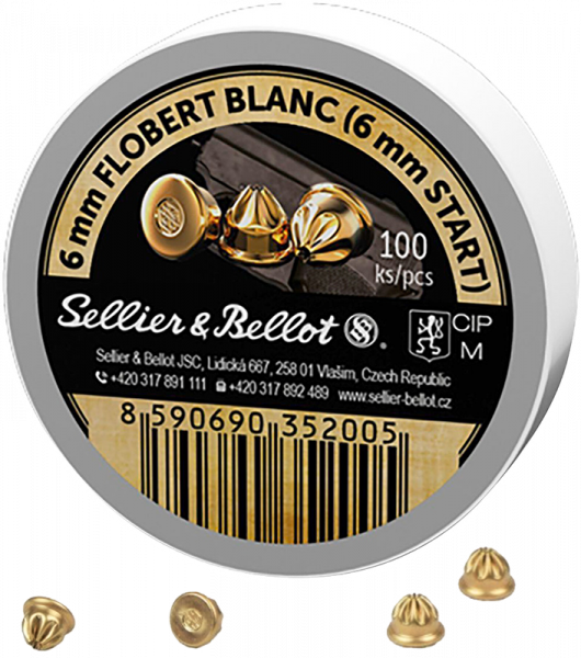 Sellier & Bellot 6mm Flobert Knall Schreckschusspatronen
