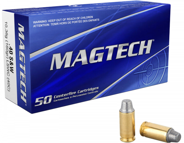 Magtech Standard .40 S&W SWC 160 grs Pistolenpatronen