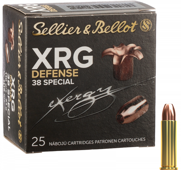 Sellier & Bellot XRG Defense .38 Special XRG Defense 110 grs Revolverpatronen