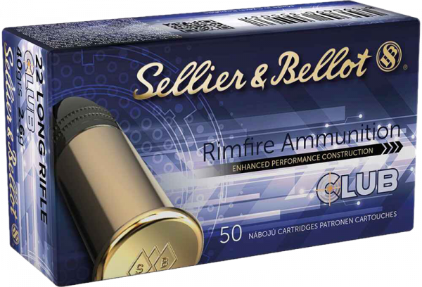 Sellier & Bellot Club Velocity .22 LR LRN 40 grs Kleinkaliberpatronen