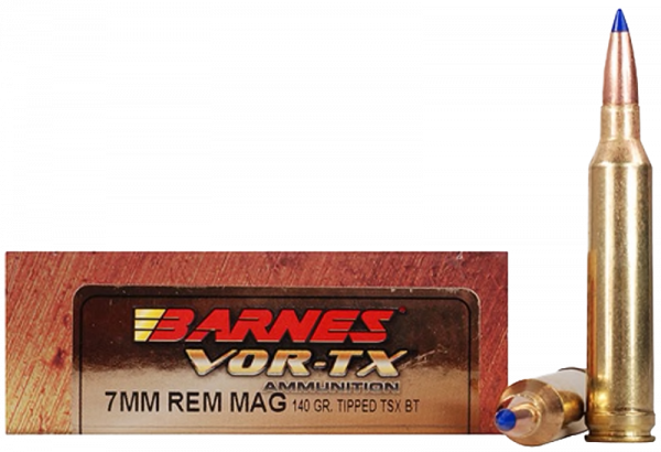 Barnes VOR-TX 7mm Rem Mag TTSX 140 grs Büchsenpatronen