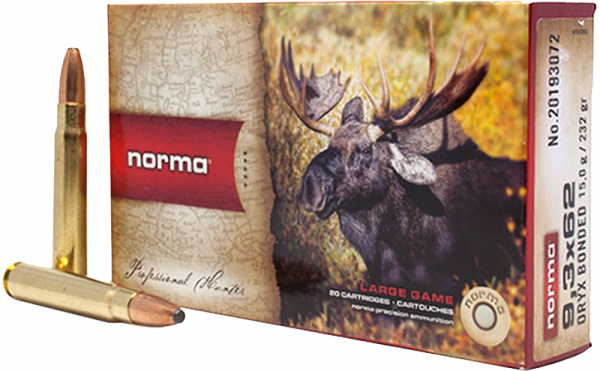 Norma Oryx 9,3x62 232 grs Büchsenpatronen