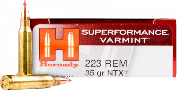 Hornady Superformance Varmint .223 Rem NTX 35 grs Bchsenpatronen