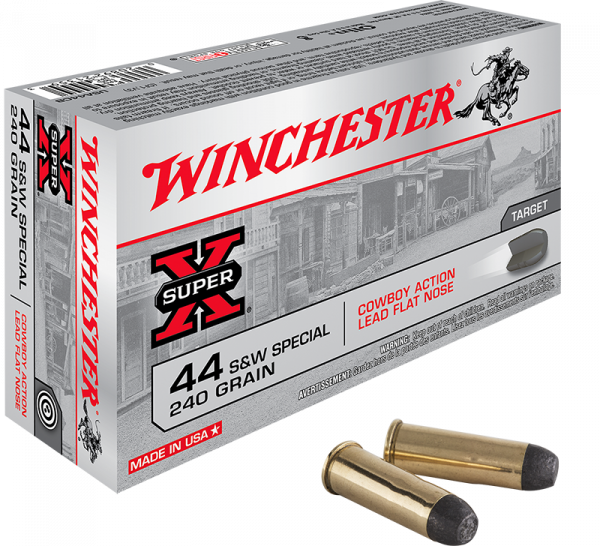 Winchester Super X .44 S&W Special LRN 240 grs Revolverpatronen