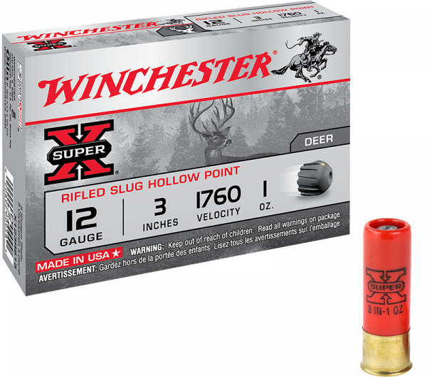 Winchester Super X 12/76 Rifled Slug HP 432 grs Flintenlaufgeschoss