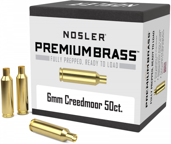 Nosler Premium Brass 6mm Creedmoor Langwaffen Hülsen