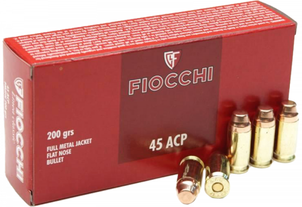 Fiocchi Classic .45 ACP FMJ Flat 200 grs Pistolenpatronen