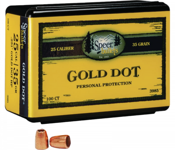 Speer Gold Dot Personal Protection Kurzwaffengeschosse 1