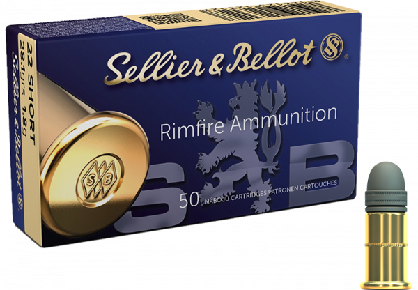 Sellier & Bellot Target .22 Short LRN 28,1 grs Kleinkaliberpatronen
