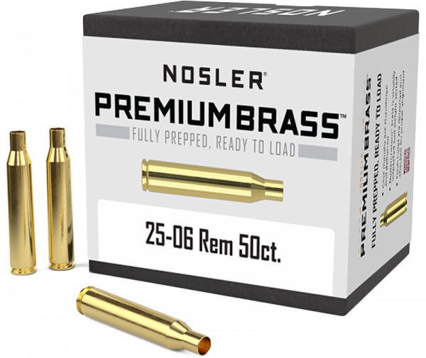 Nosler Premium Brass .25-06 Rem Langwaffen Hülsen