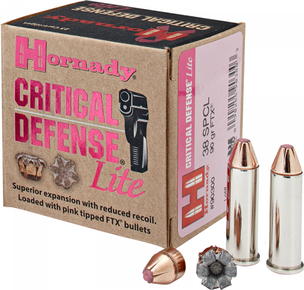Hornady Critical Defense .38 Special FTX 90 grs Revolverpatronen