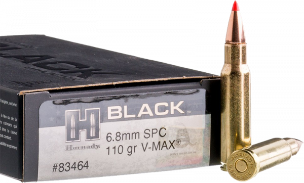 Hornady BLACK 6,8mm Rem SPC V-Max 110 grs Bchsenpatronen