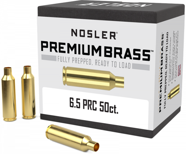 Nosler Unprepped Brass 6,5mm PRC Langwaffen Hülsen