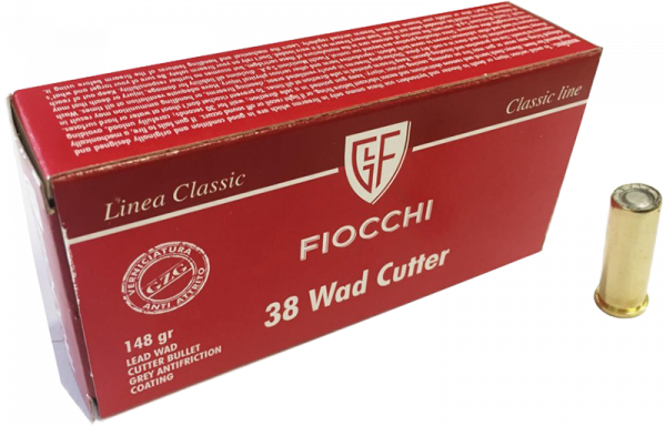 Fiocchi Classic .38 Special WC 148 grs Revolverpatronen