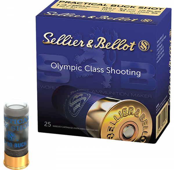 Sellier & Bellot Practical Buck Shot 12/63,5 32 g Schrotpatronen