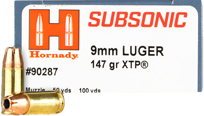 hornady subsonic luger