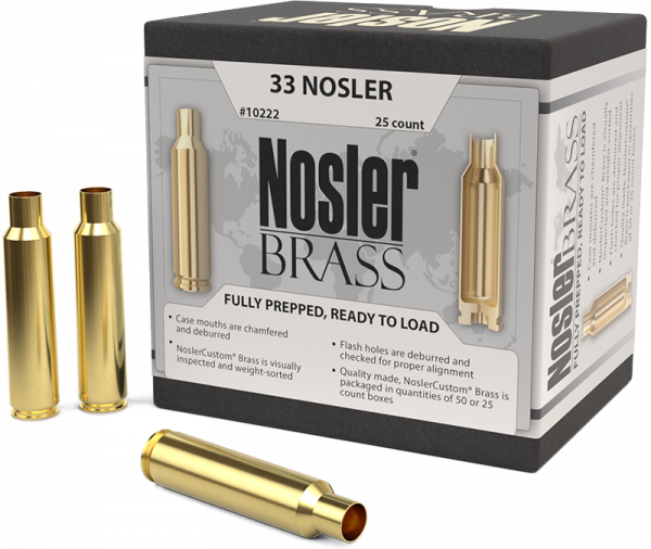 Nosler Premium Brass .33 Nosler Langwaffen Hülsen